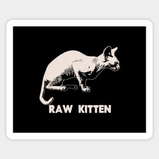 Raw Kitten Sticker